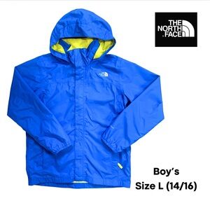NWOT The North Face Kids Raincoat in Blue and Yellow
